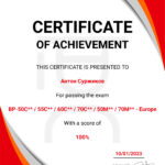 Сертификаты SHARP